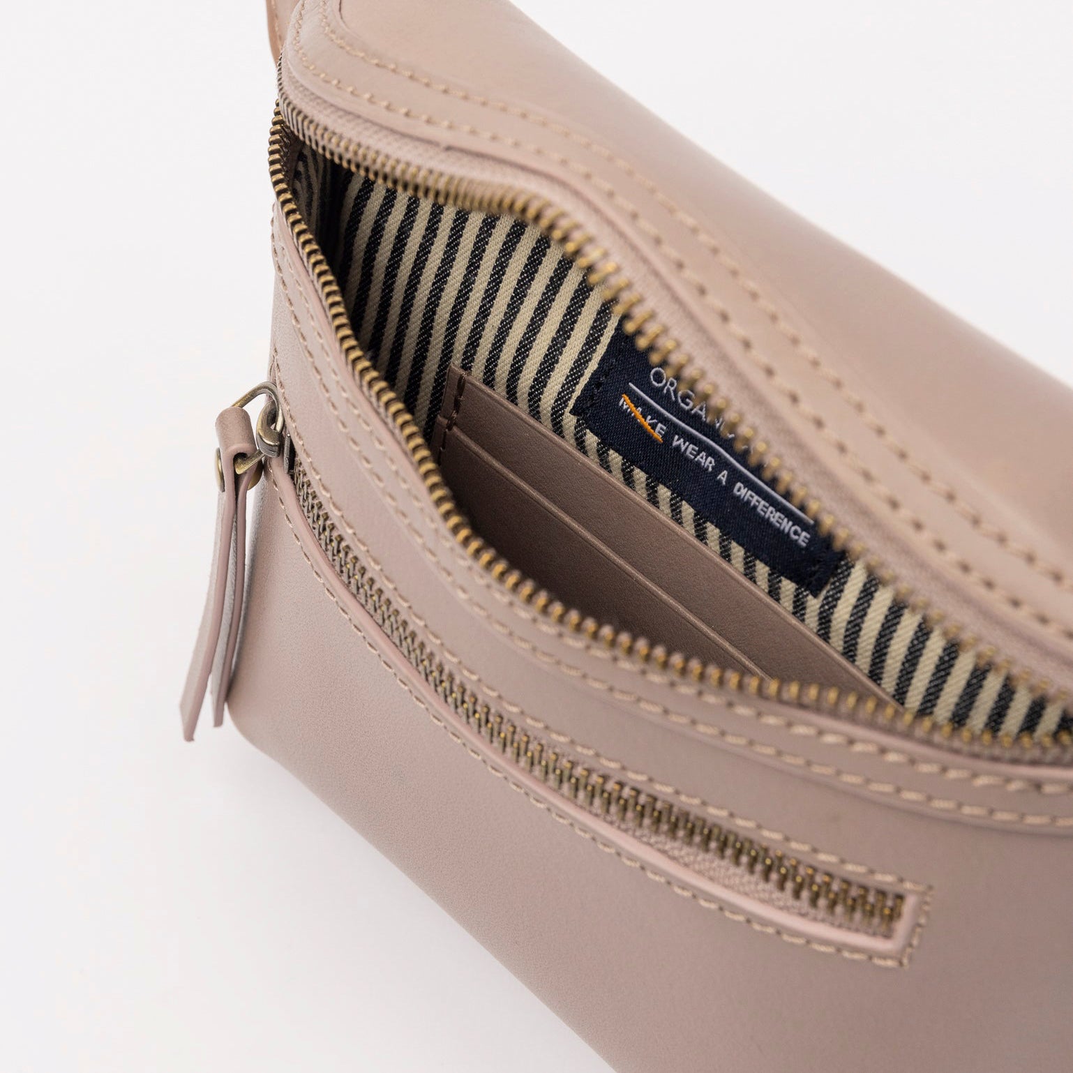 Beck's Bauchtasche - Leder Pale Mauve