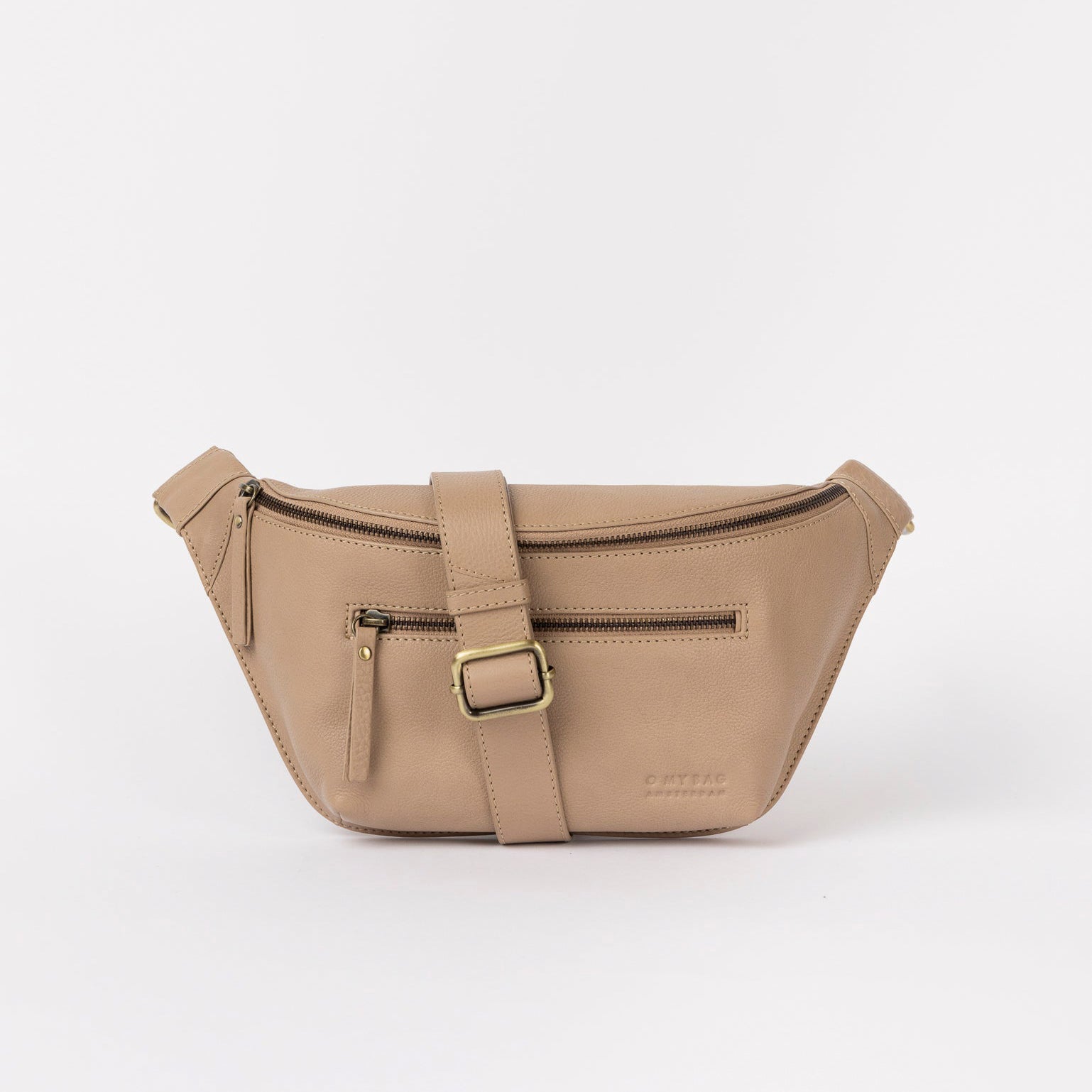 Drew Bauchtasche - Leder Sand mit 2 Straps