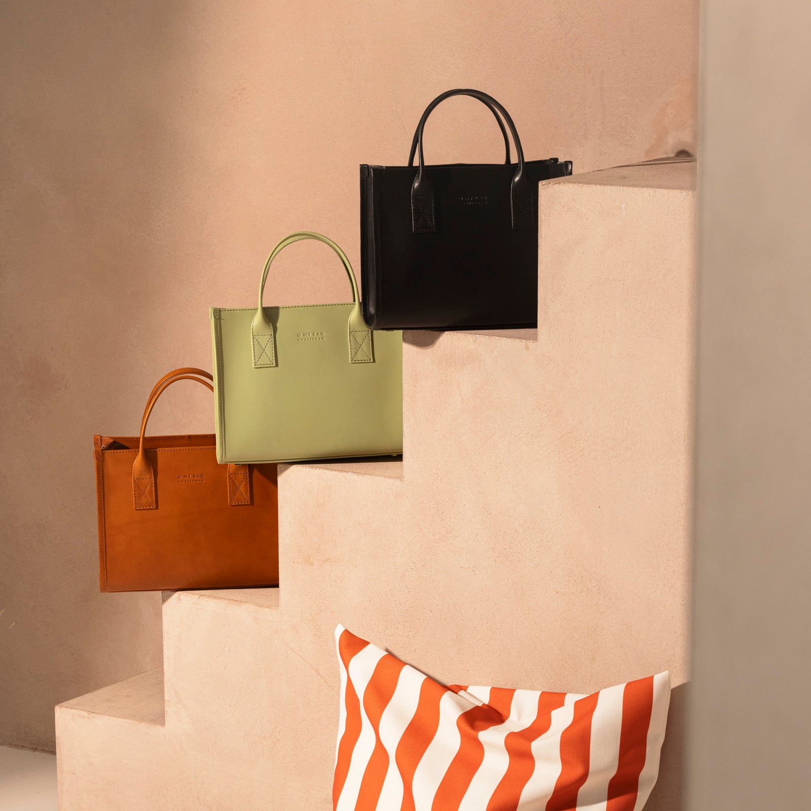 Jackie Midi Tasche - Leder Tea Green