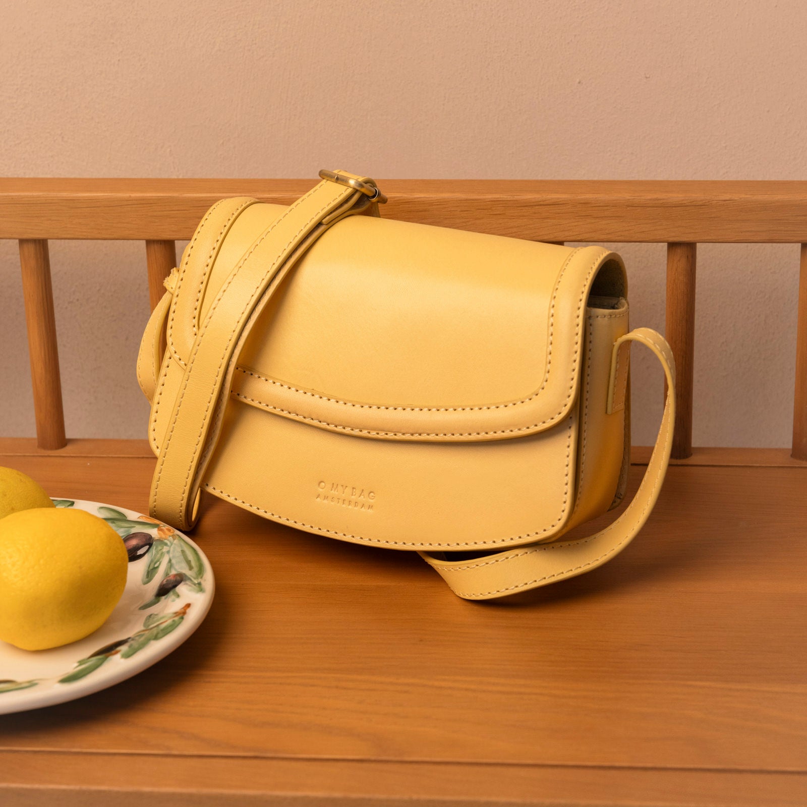 Kendalini Tasche - Leder Butter Yellow