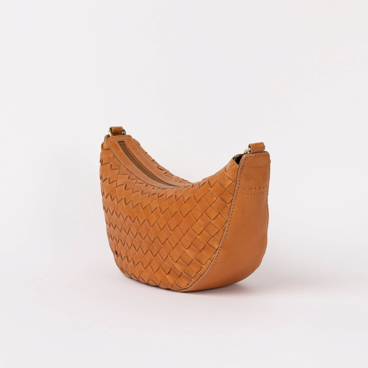 Leo Tasche - Leder Woven Cognac