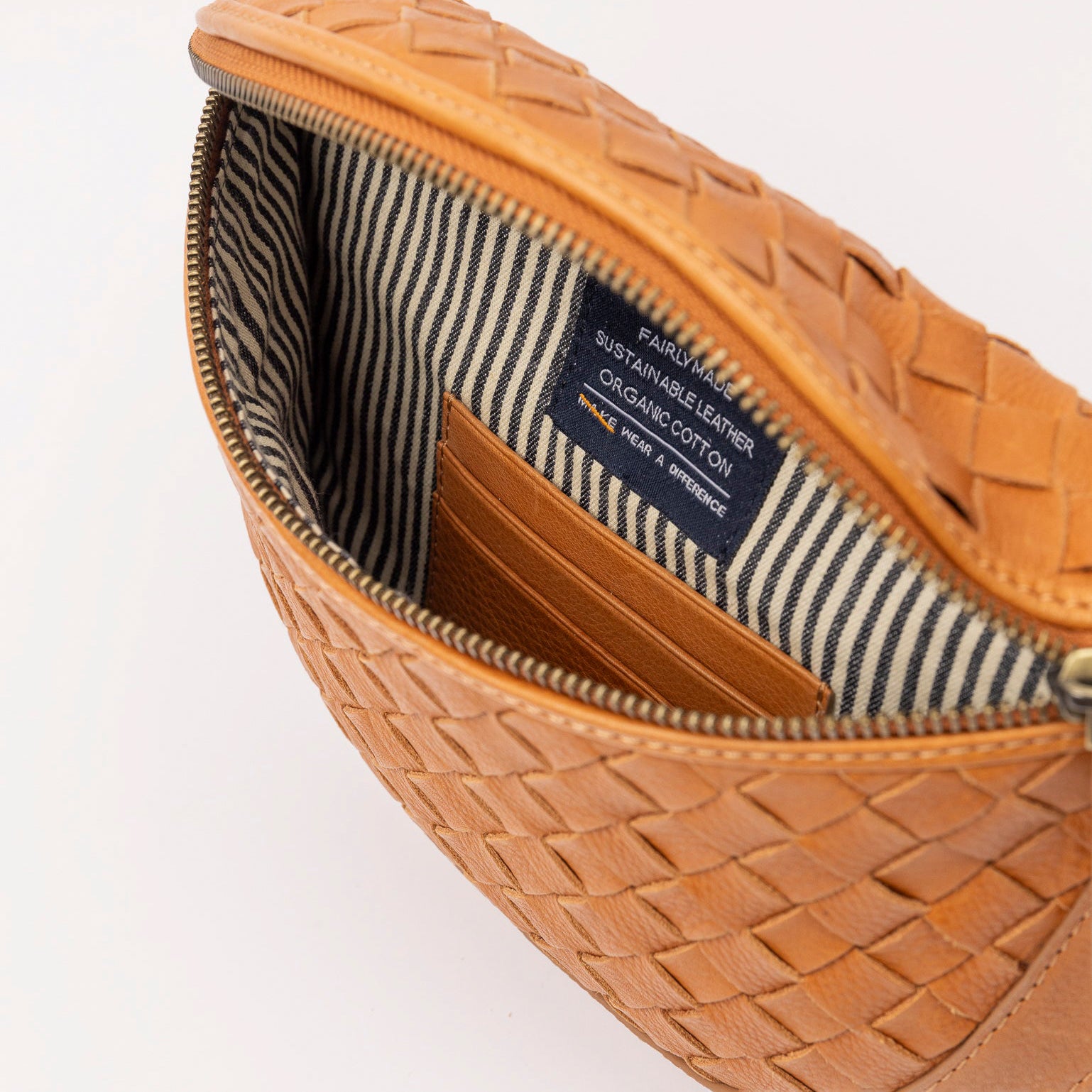 Ray Bauchtasche - Leder Cognac