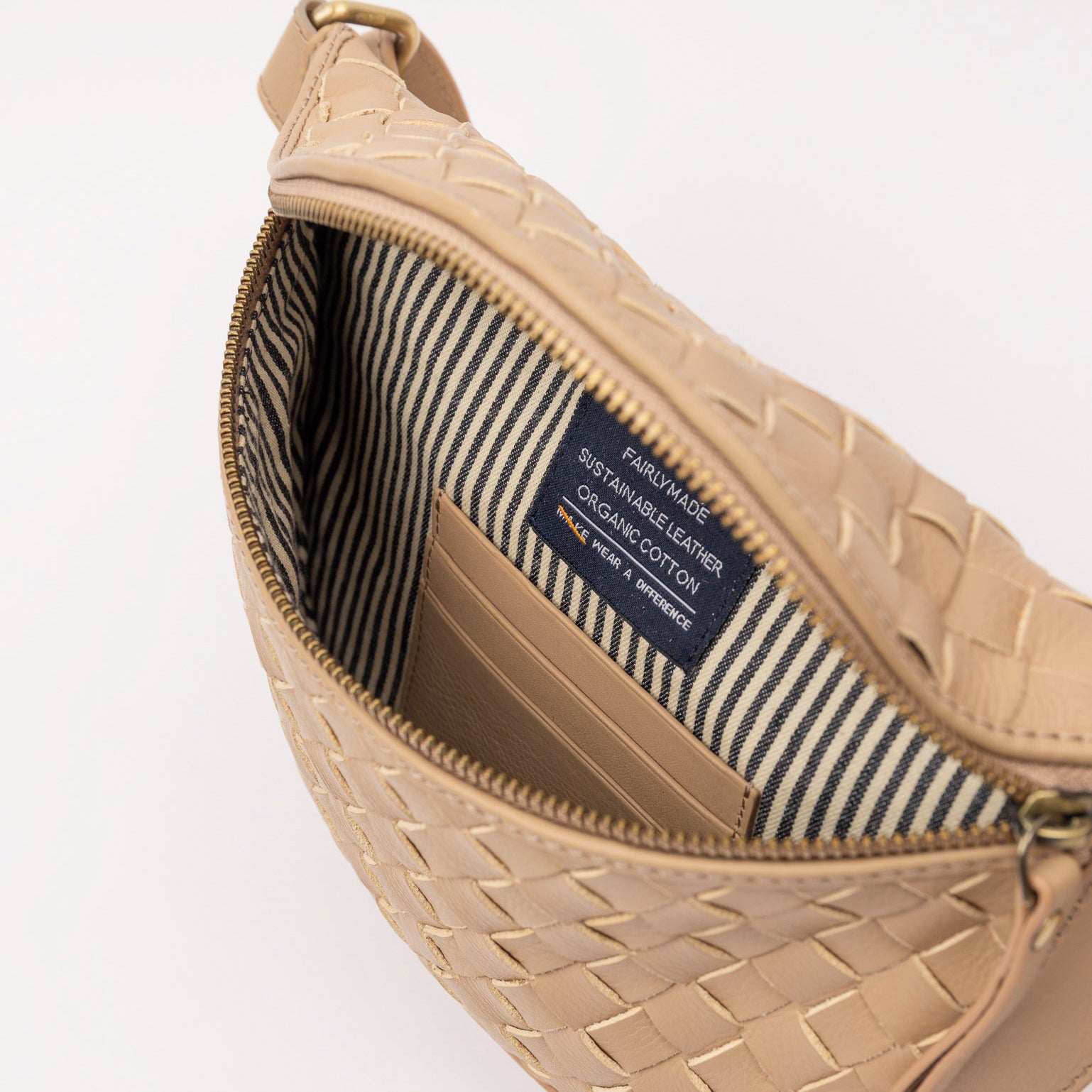 Ray Bauchtasche - Leder Sand