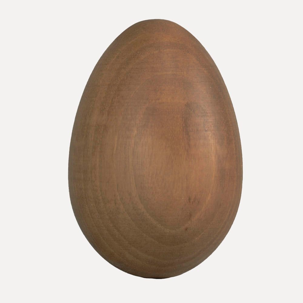 Osterei L - Nussholz