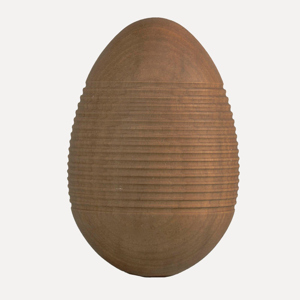 Osterei L - Nussholz