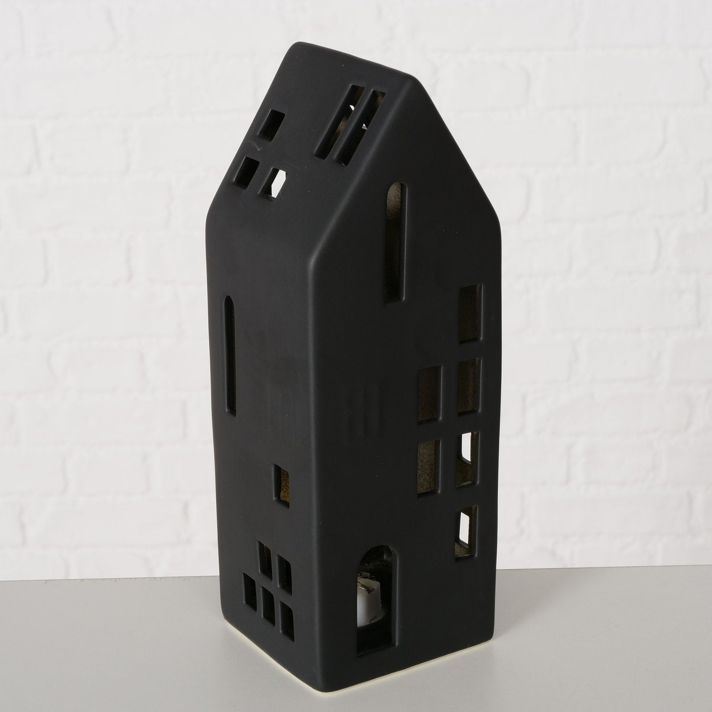 Lichthaus Hygga mit LED Beleuchtung L - schwarz