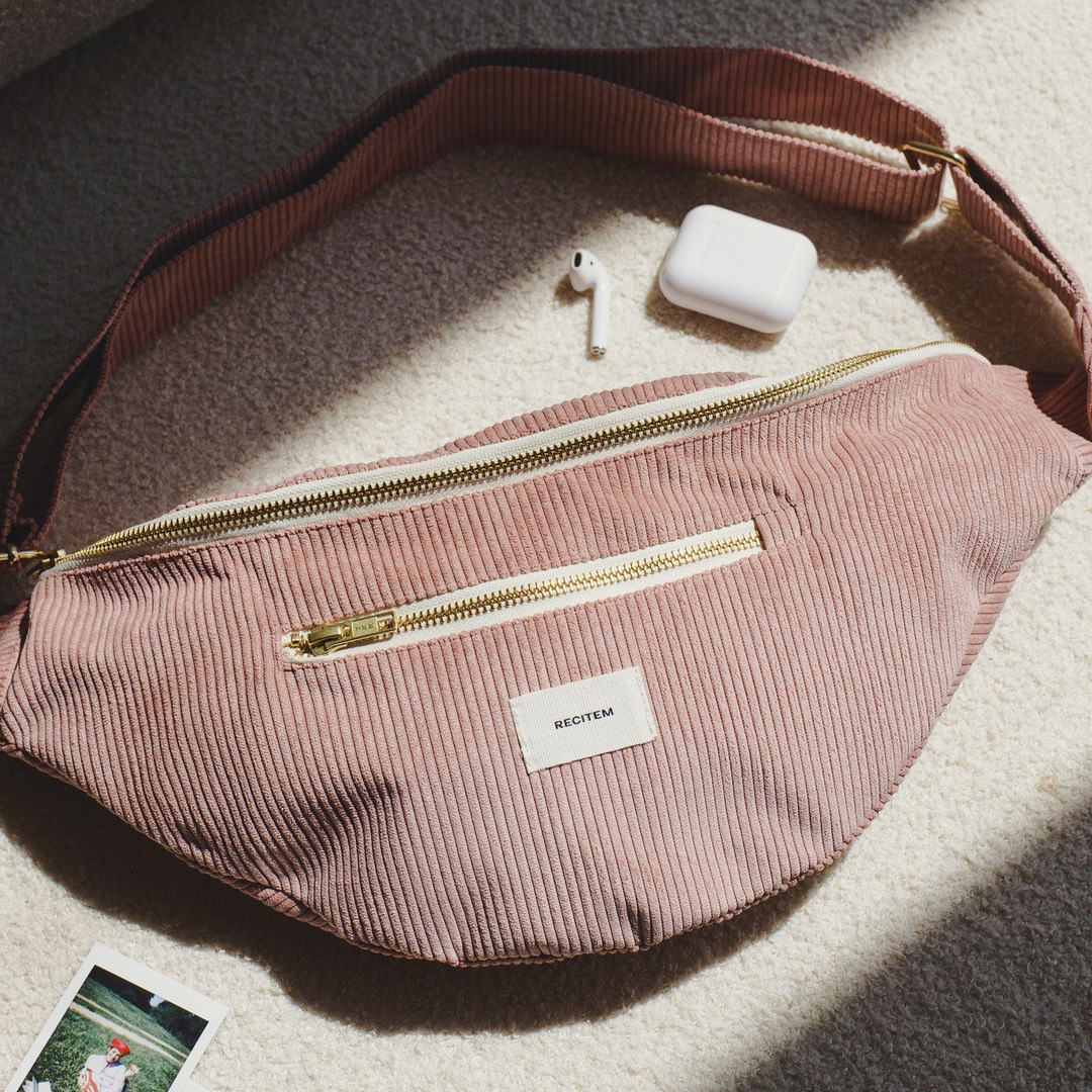 Nina Bauchtasche - altrosa uni