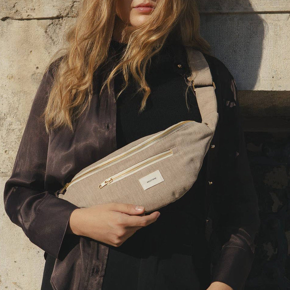 Arthur Bauchtasche - beige uni