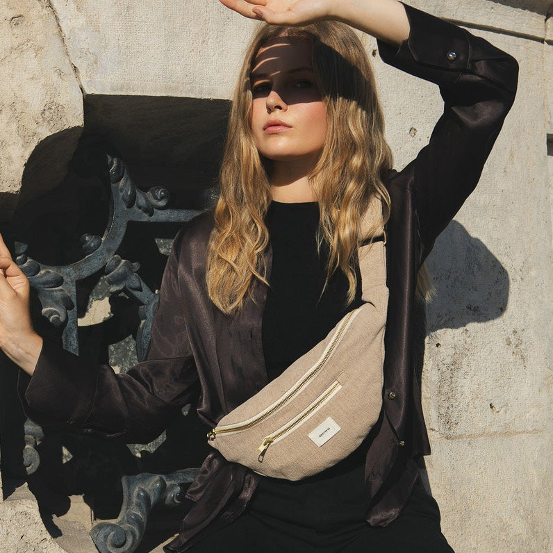 Arthur Bauchtasche - beige uni