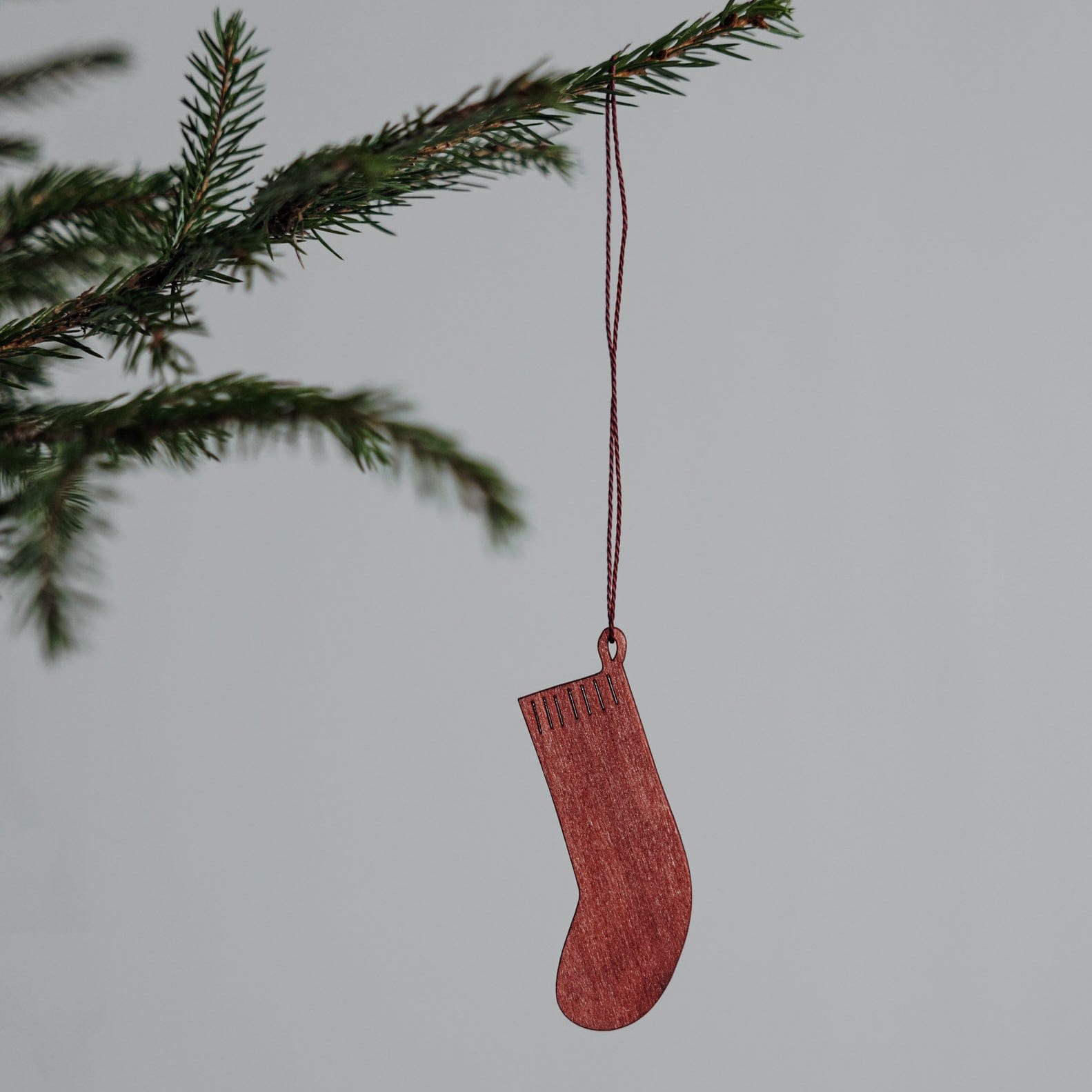 Holzanhänger Weihnachtssocke Janstorp