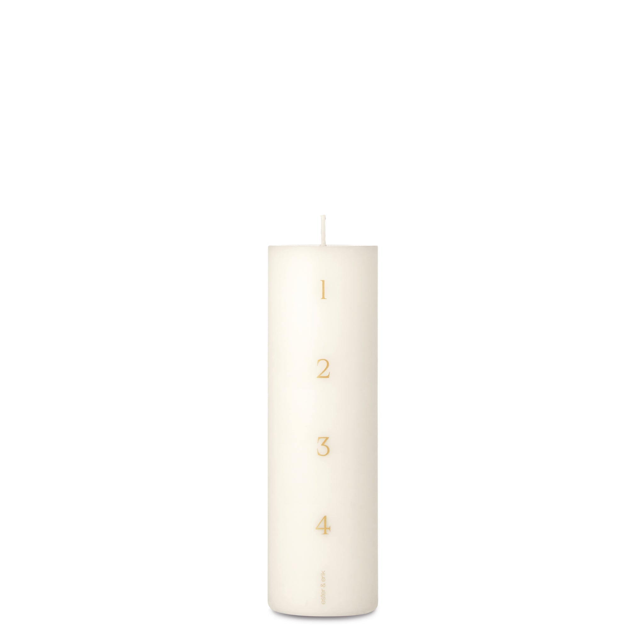 Ester & Erik Adventskerze Pillar - 06 ivory