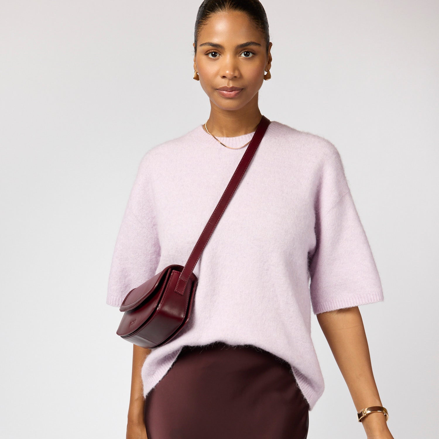 Kendalini Tasche - Leder Dark Cherry