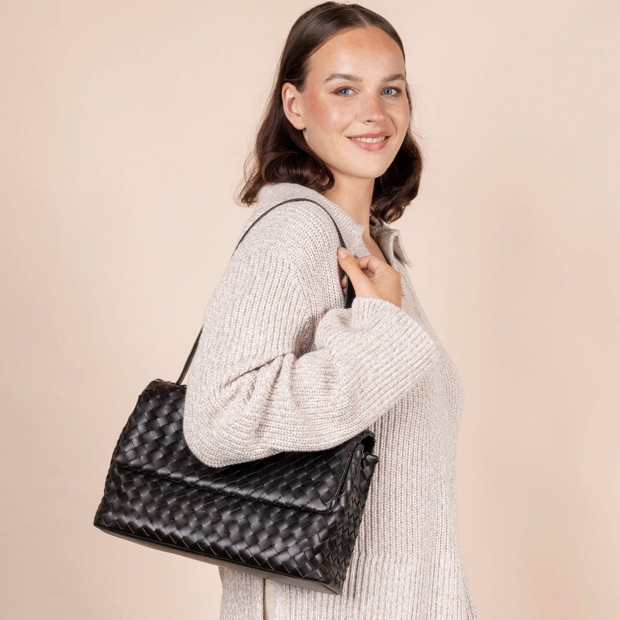 Kenzie Tasche - Leder Schwarz