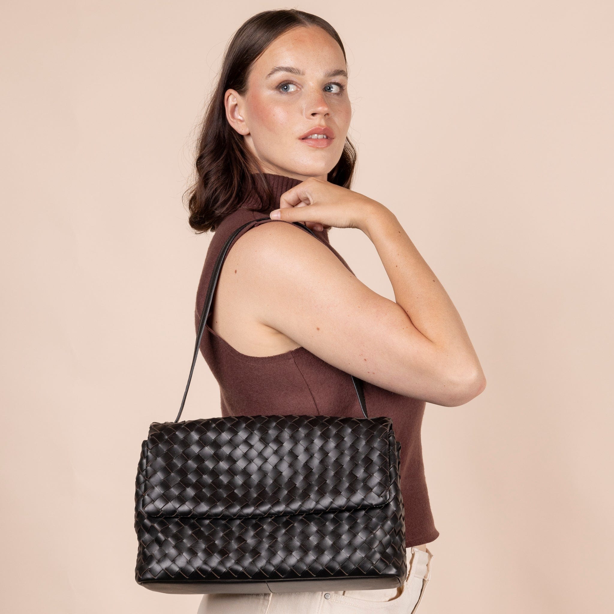 Kenzie Tasche - Leder Schwarz