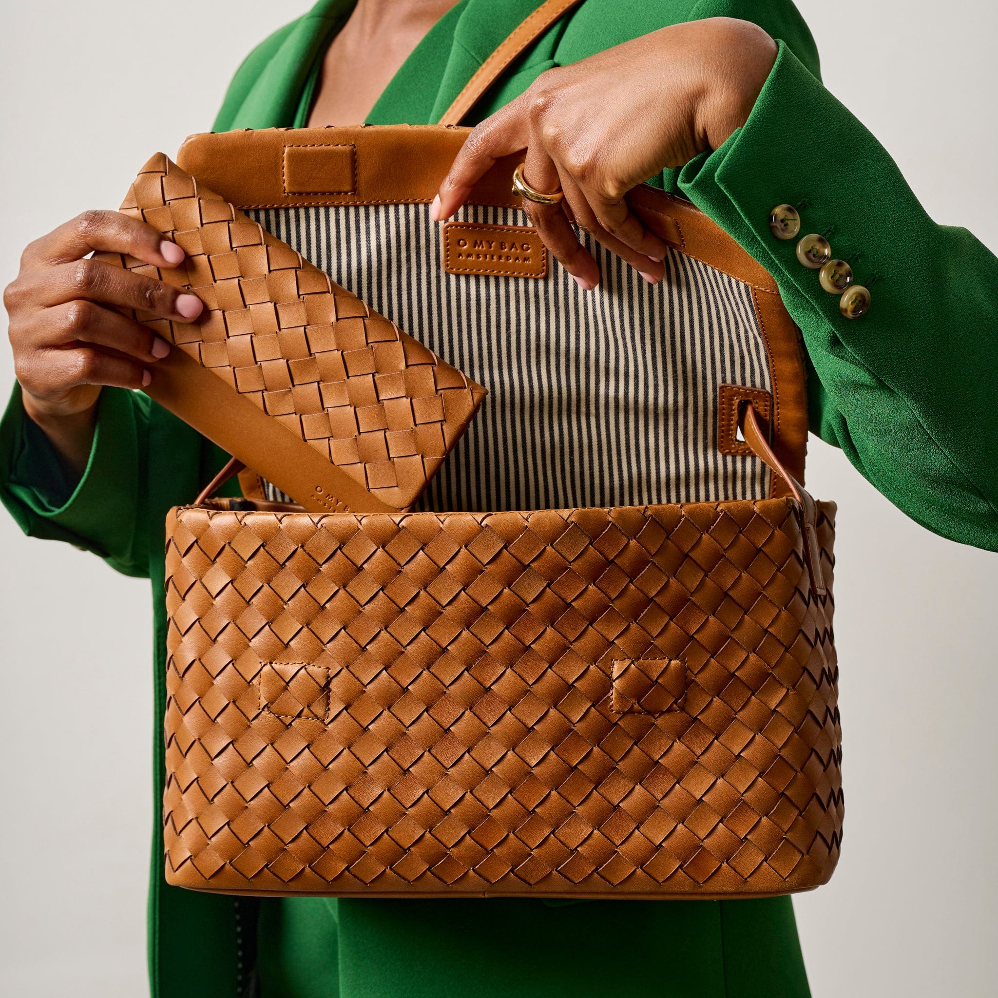 Kenzie Tasche - Leder Cognac