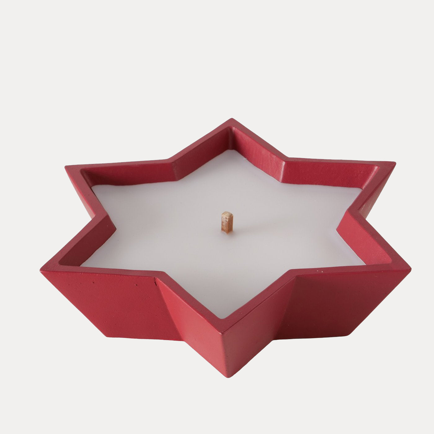 Outdoor Kerzentopf Stern - rot