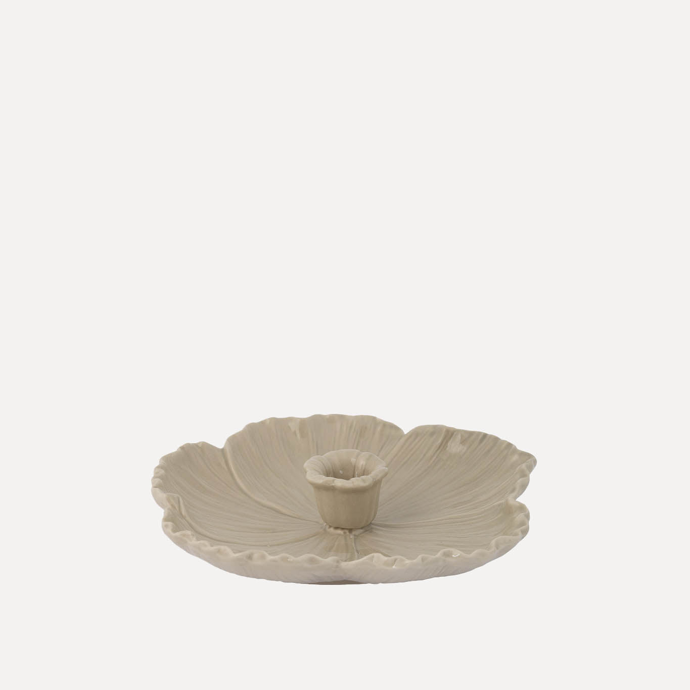 Kerzenhalter Botanik - beige