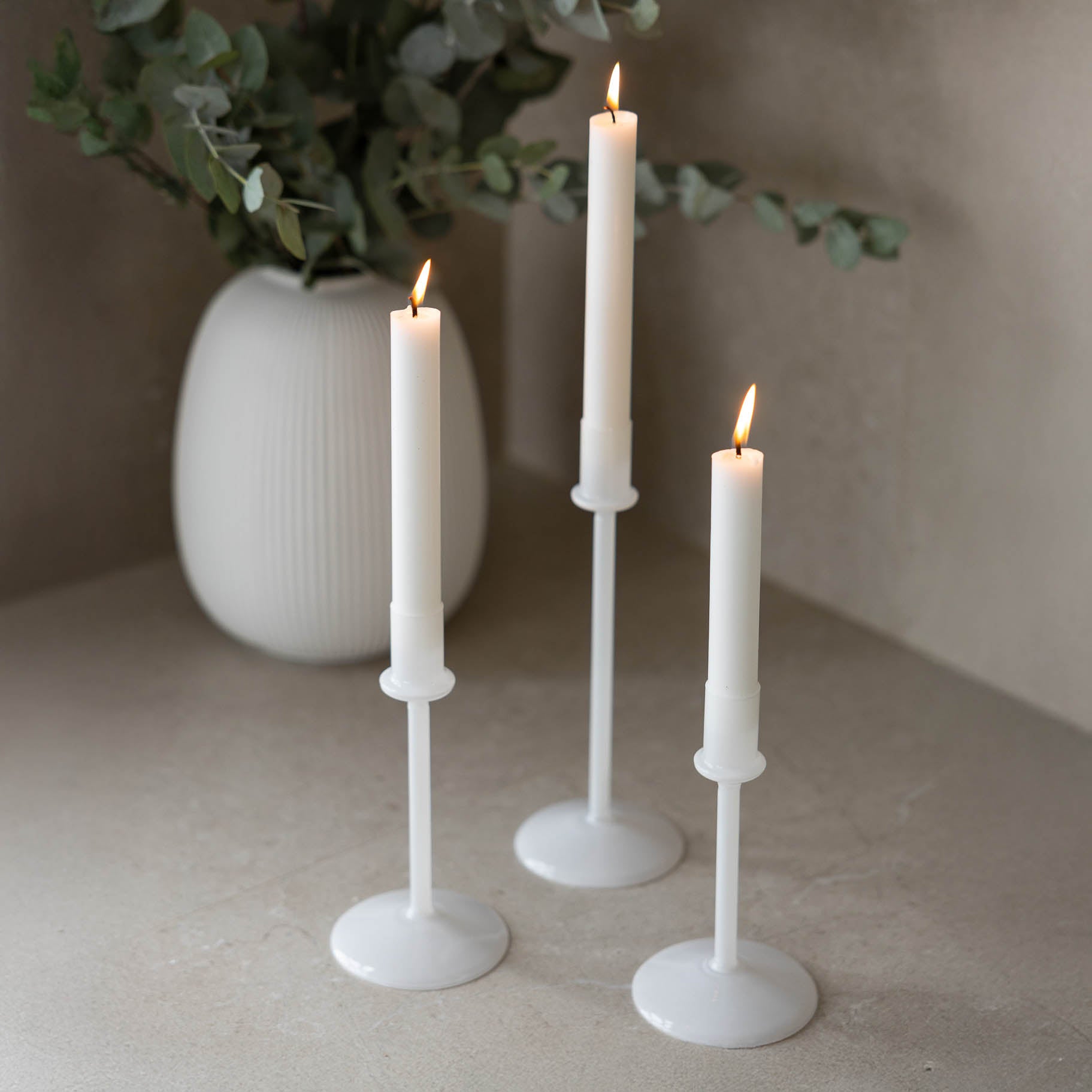 Kerzenhalter Erstad - weiß