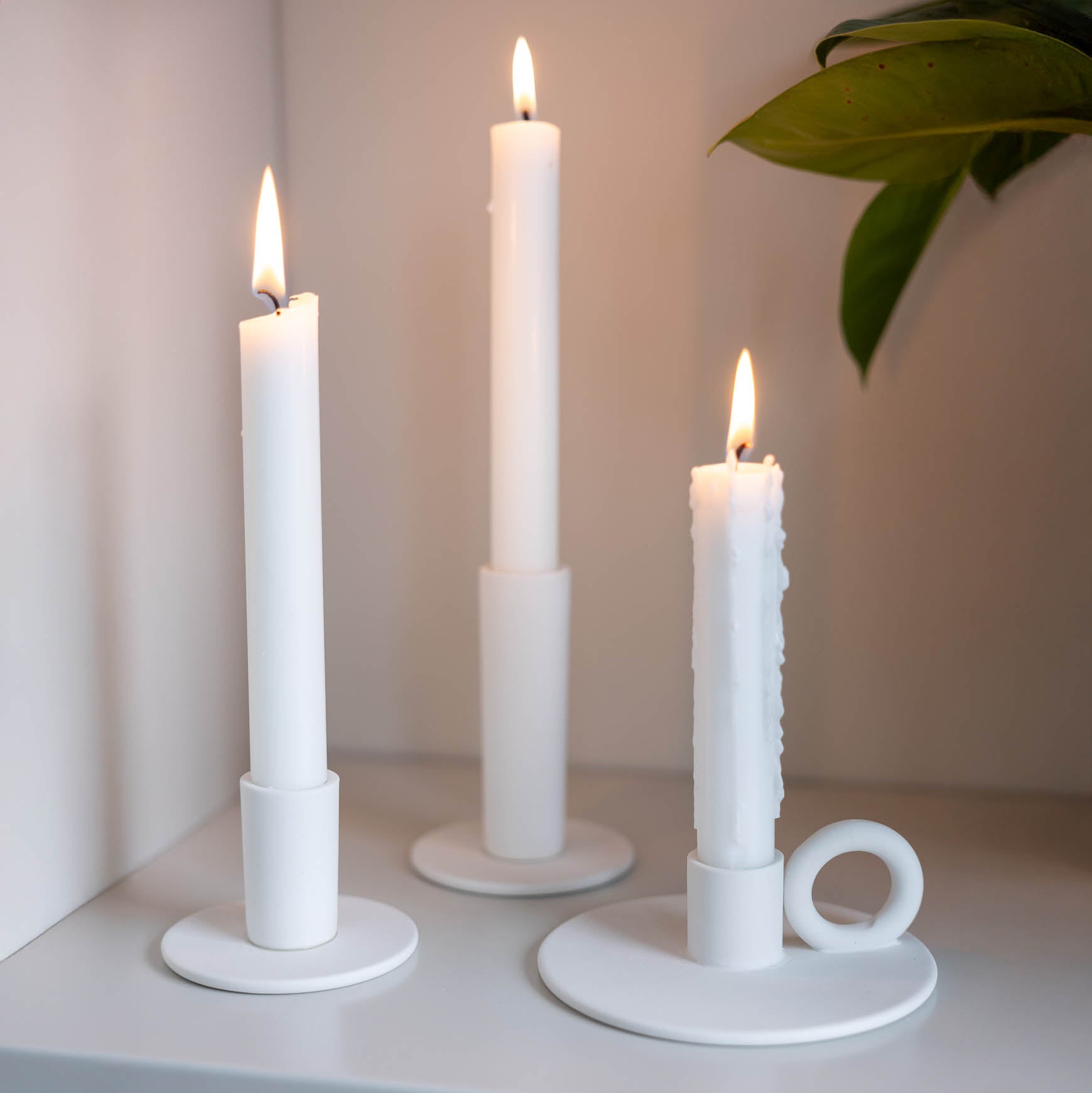 Kerzenhalter Smedbyn - weiß