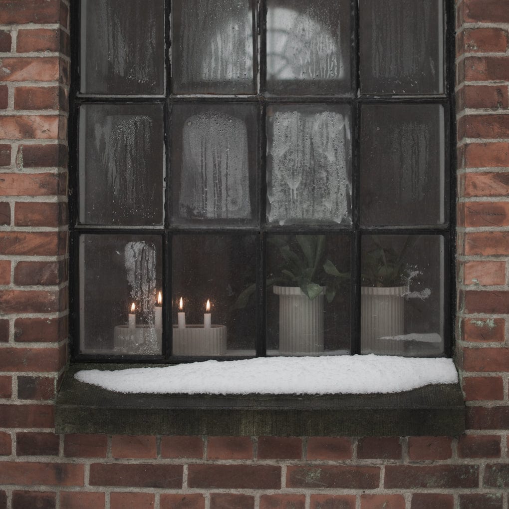 Kerzenhalter Stripe - sandy mole