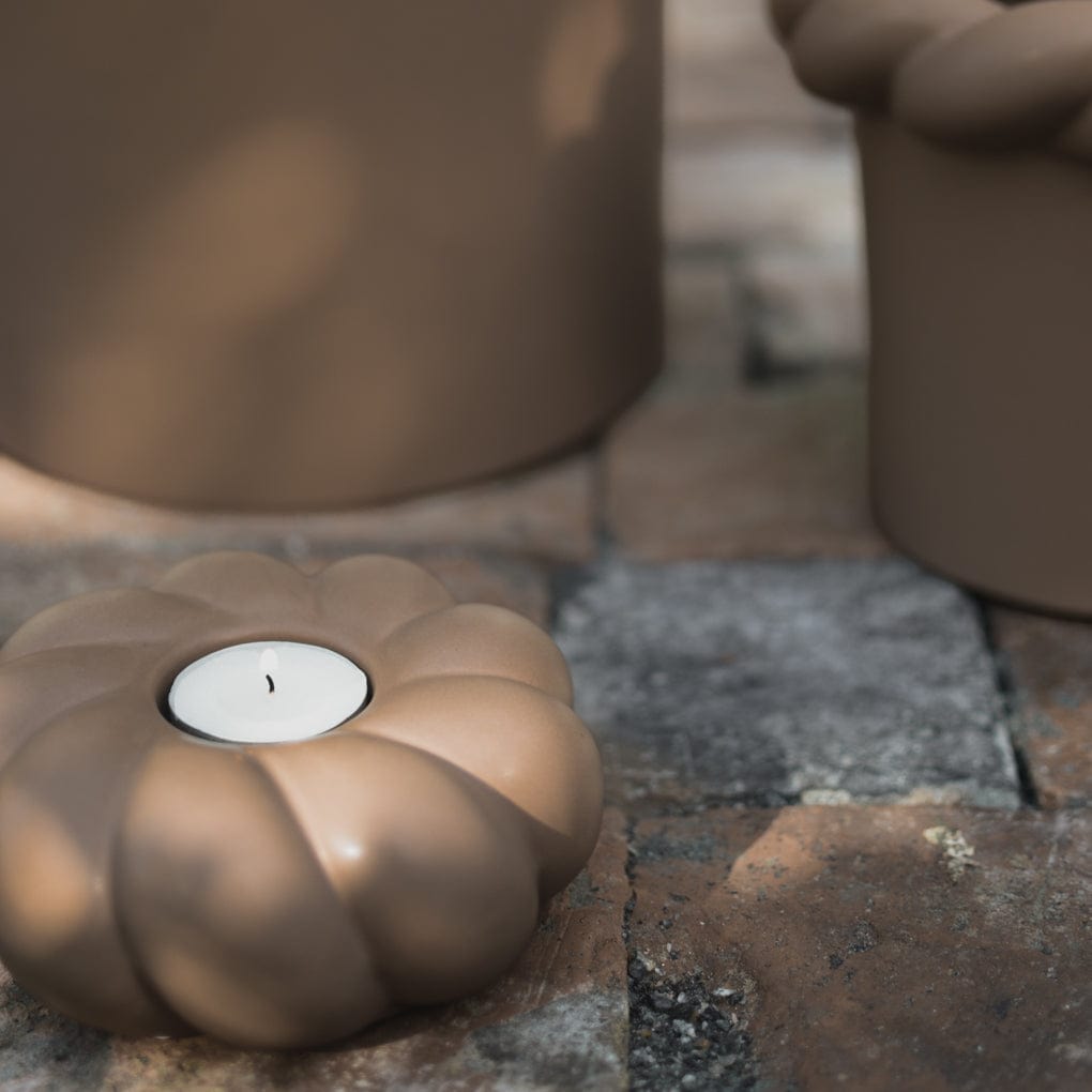 OUTLET Kerzenhalter Twine - nougat