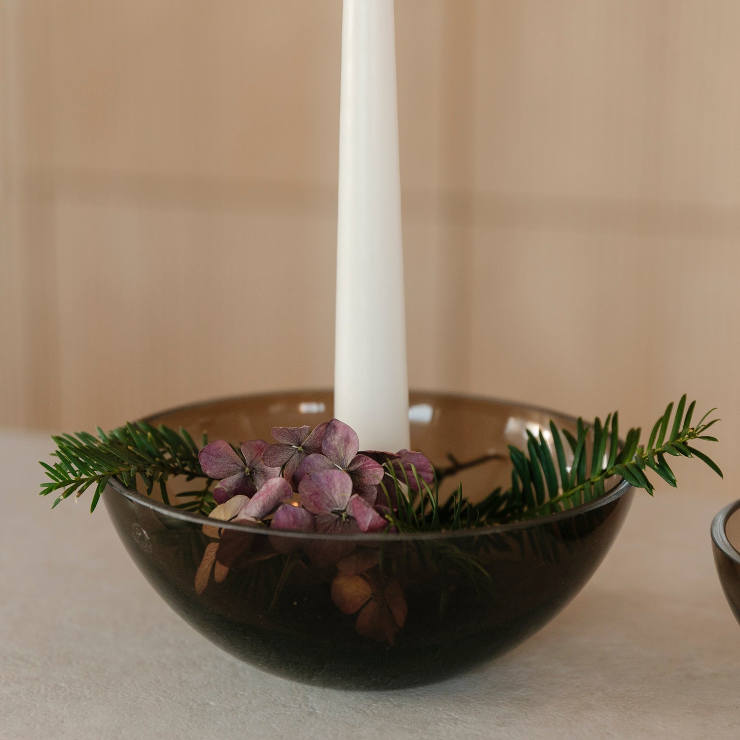 Kerzenhalter Elise - braun