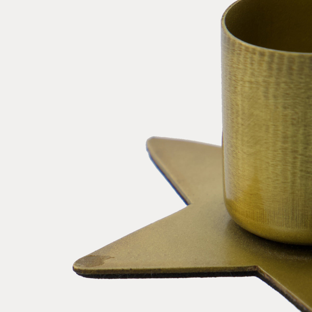 Kerzenhalter Stern - gold