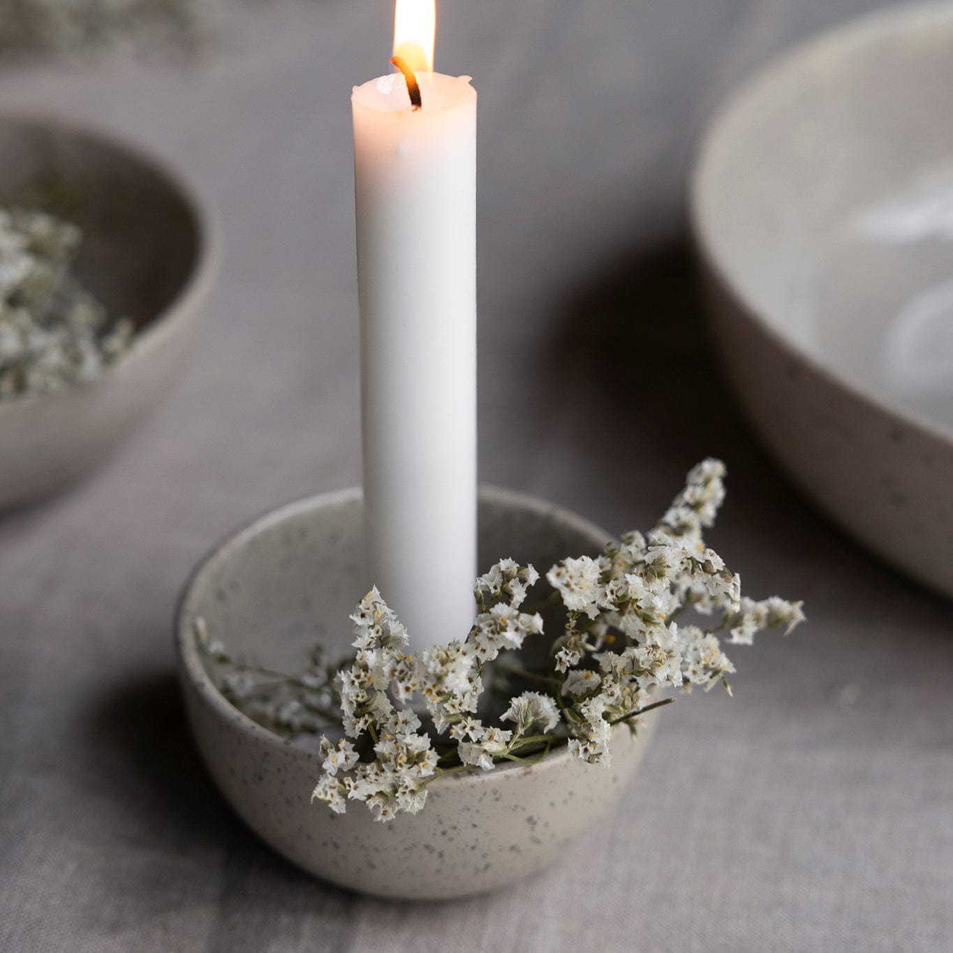 Lidatorp Kerzenhalter mini - natur