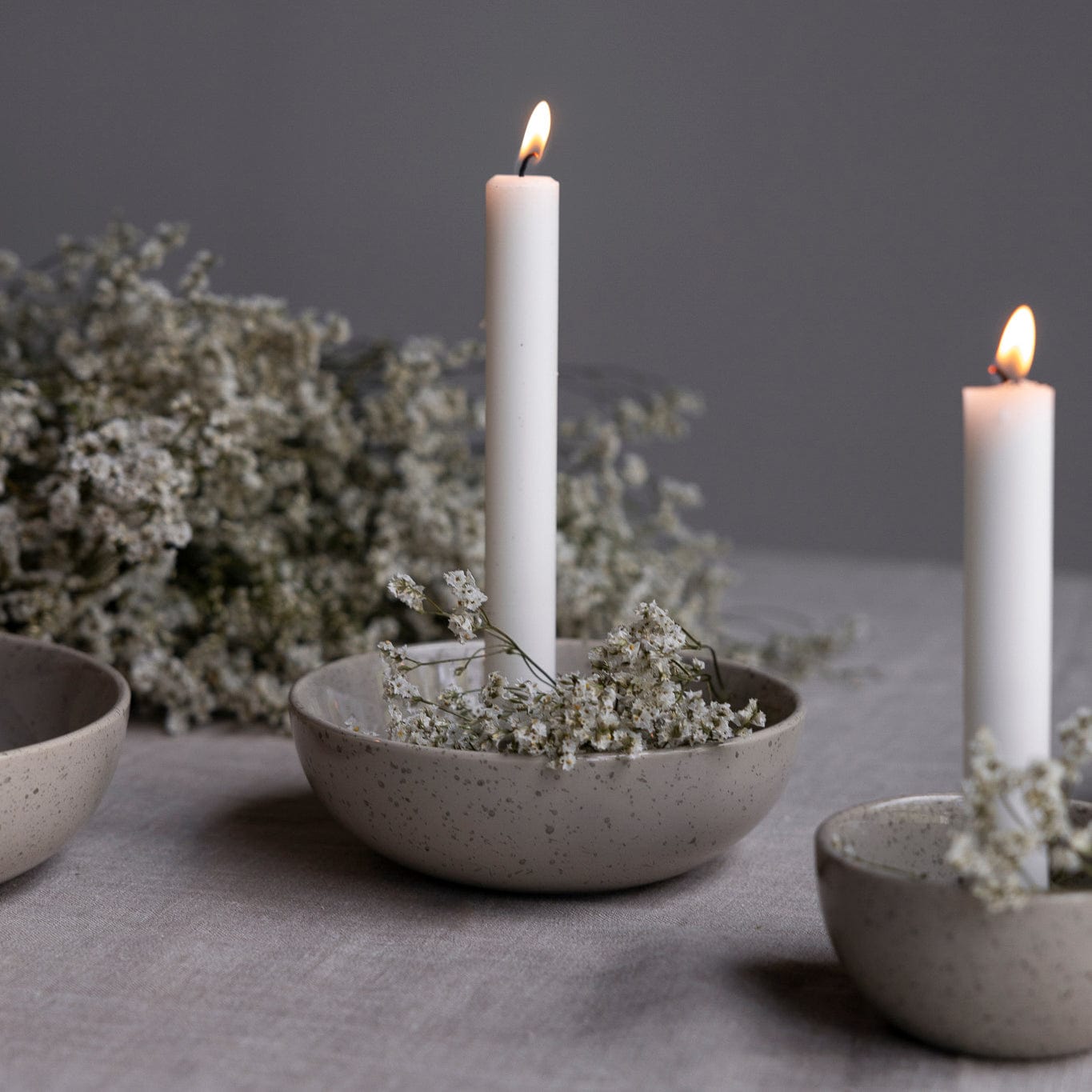 Lidatorp Kerzenhalter 16cm - natur