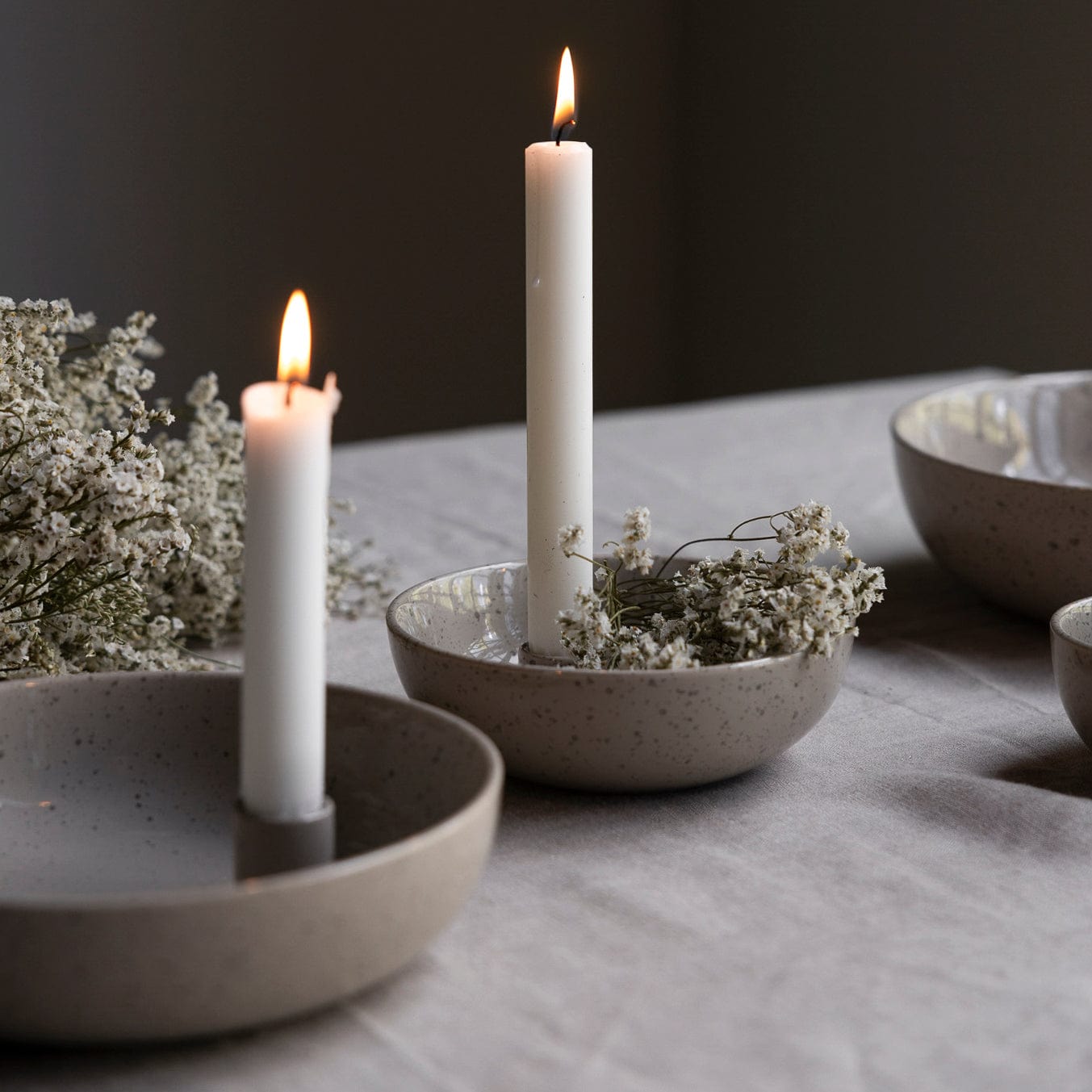 Lidatorp Kerzenhalter 16cm - natur