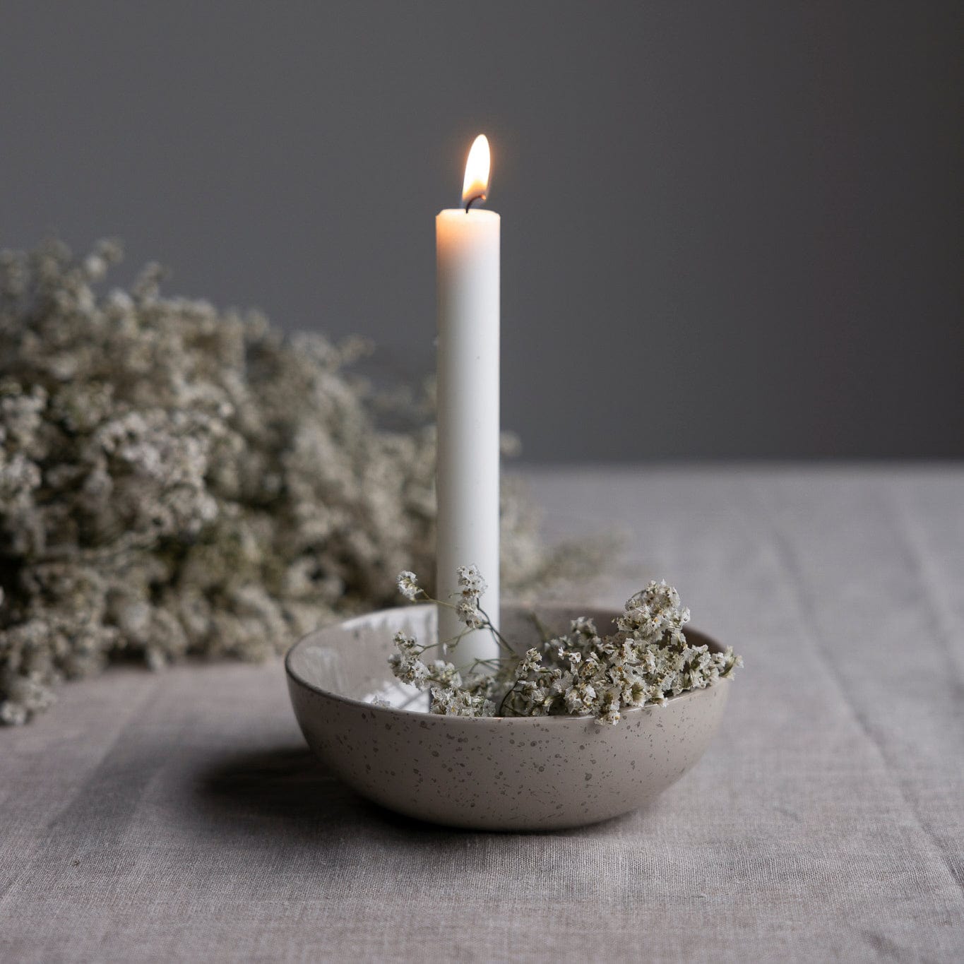 Lidatorp Kerzenhalter 16cm - natur