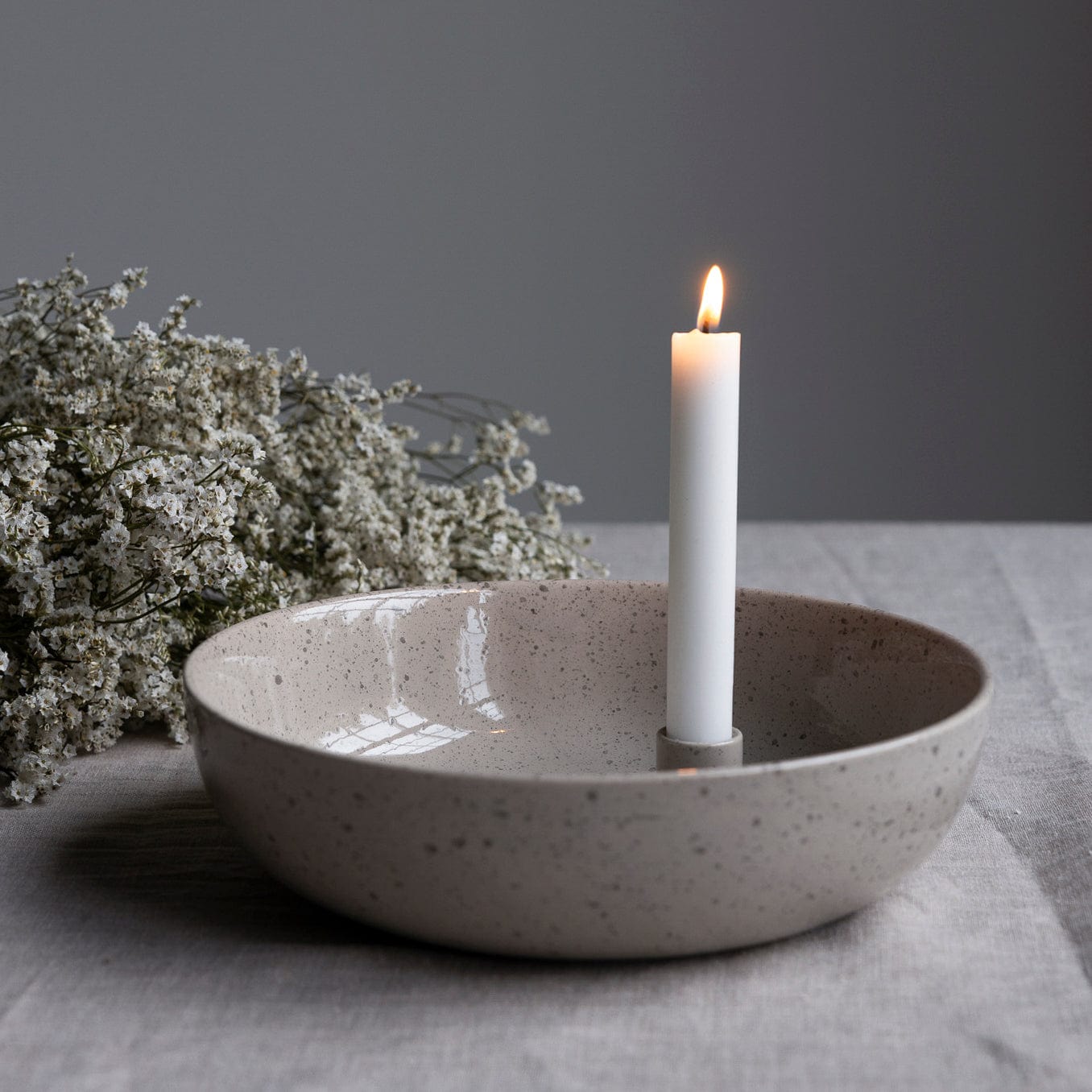 Lidatorp Kerzenhalter 26cm - natur