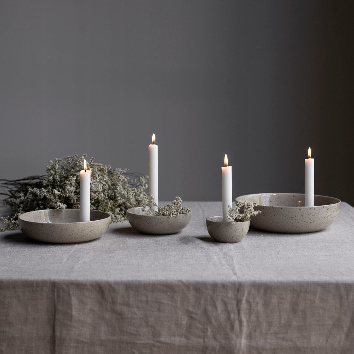 Lidatorp Kerzenhalter 26cm - natur