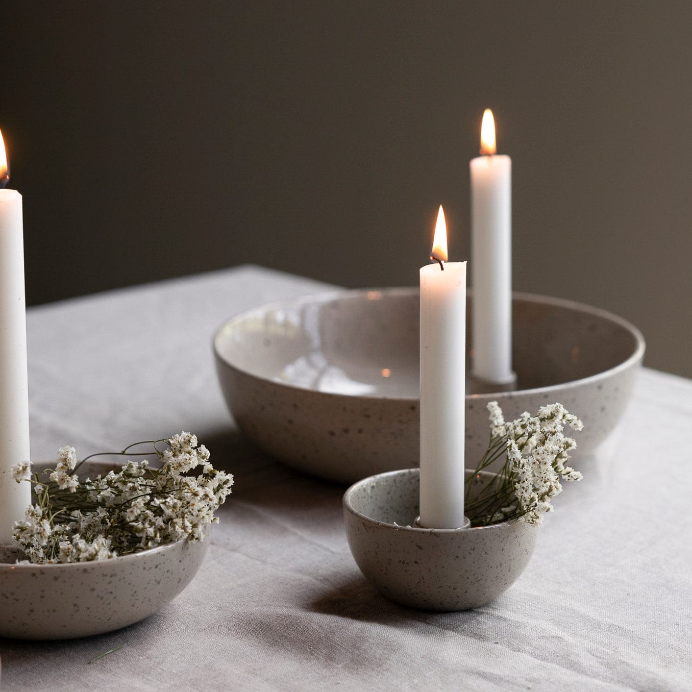 Lidatorp Kerzenhalter 26cm - natur