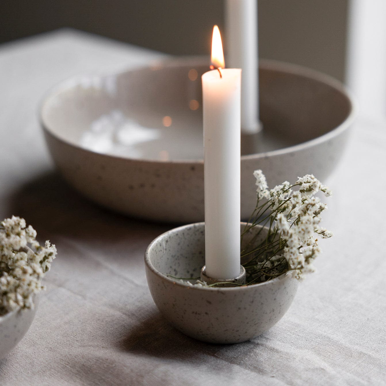 Lidatorp Kerzenhalter mini - natur