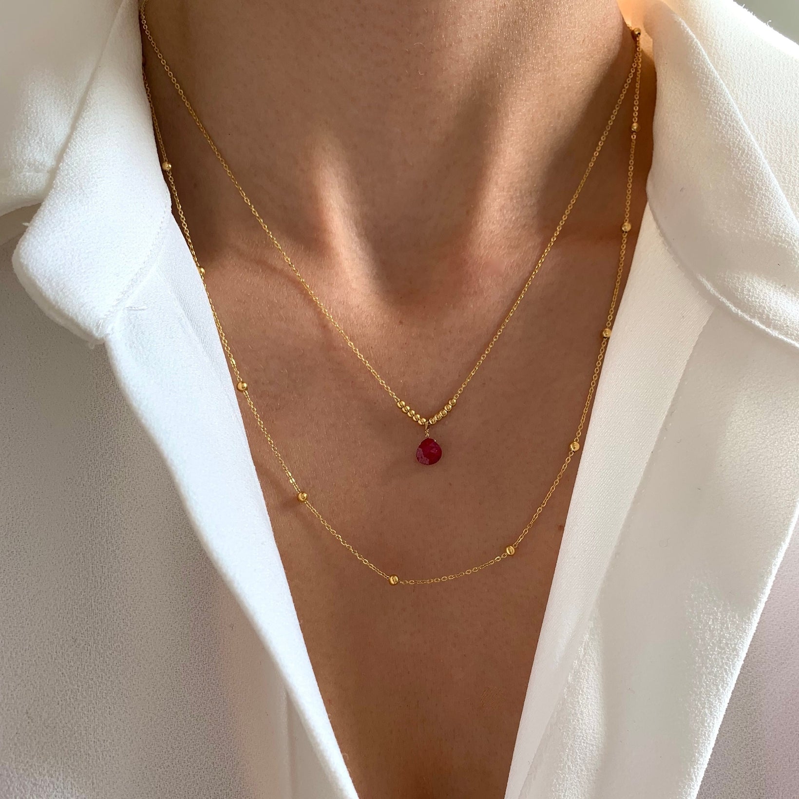 Kette Ruby - gold