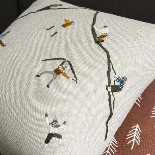 Kissenbezug Mountain Climbers - natur