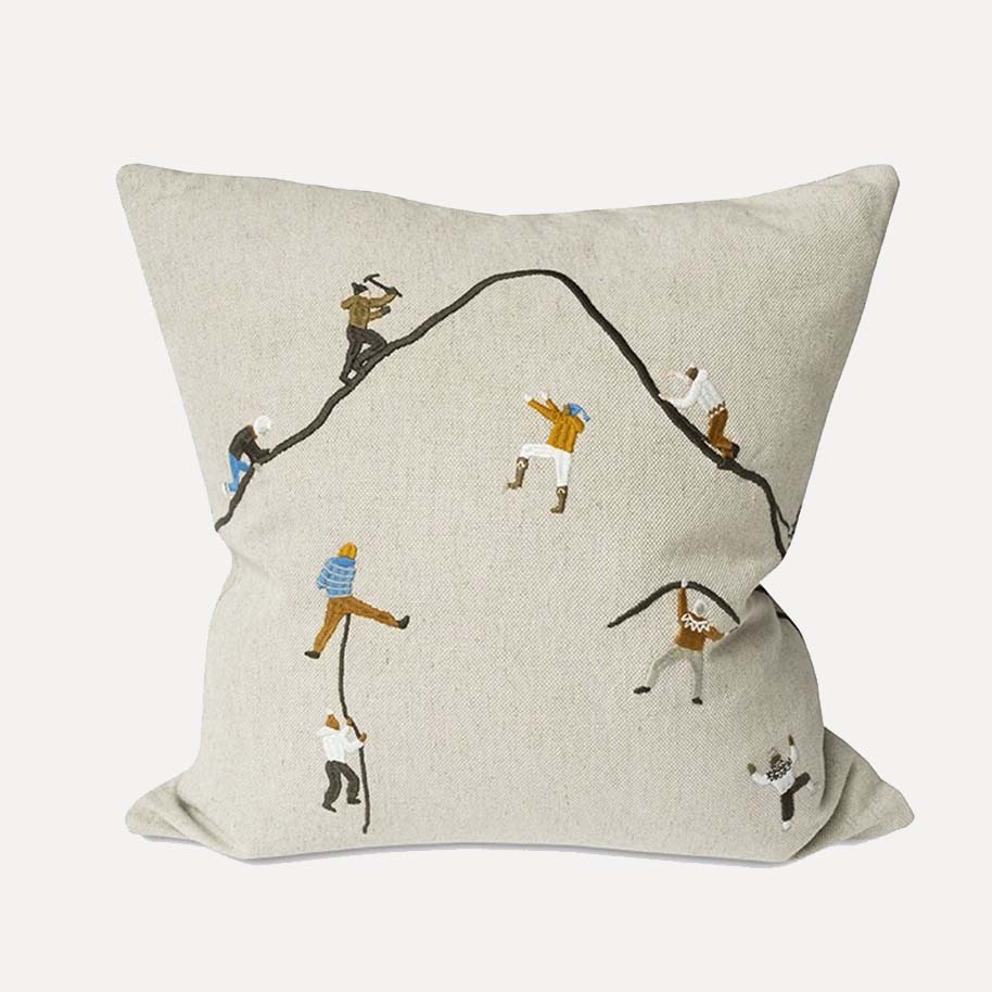 Kissenbezug Mountain Climbers - natur