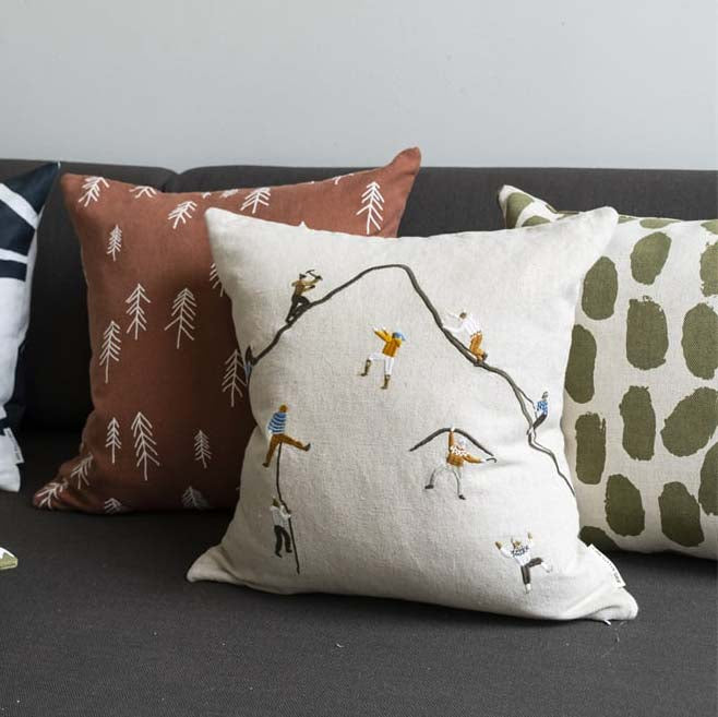 Kissenbezug Mountain Climbers - natur