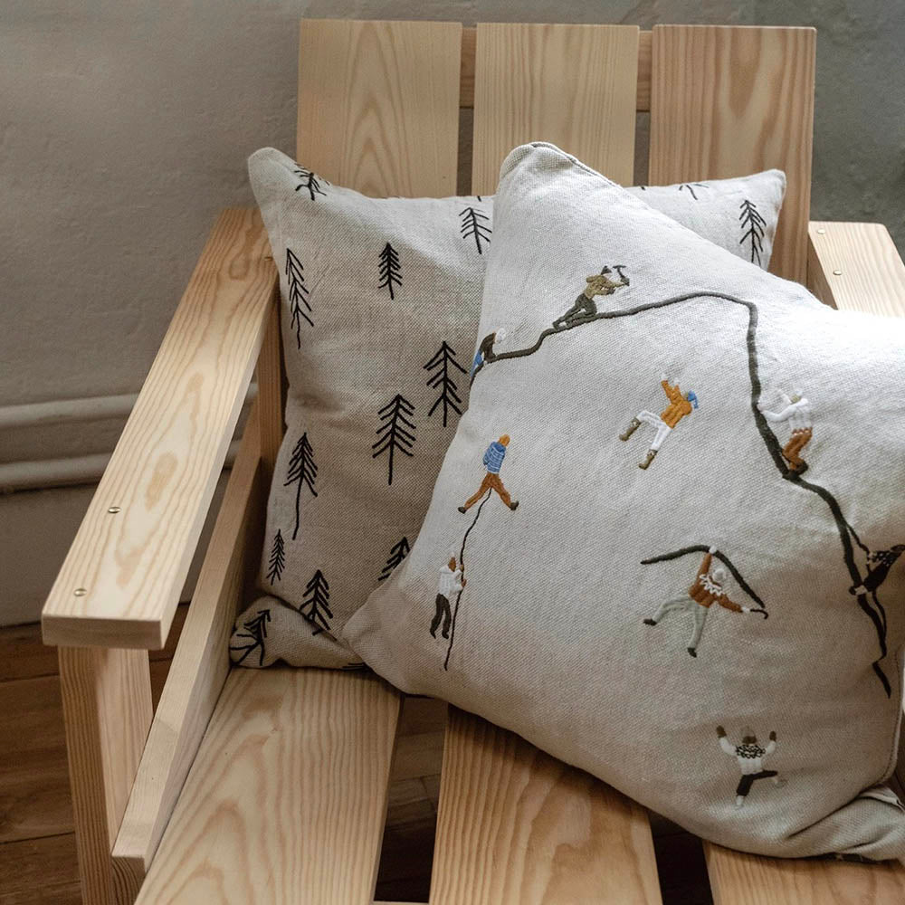 Kissenbezug Mountain Climbers - natur