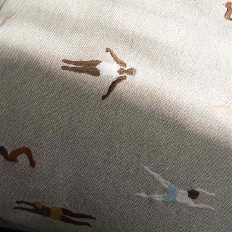 Kissenbezug Schwimmer - natur