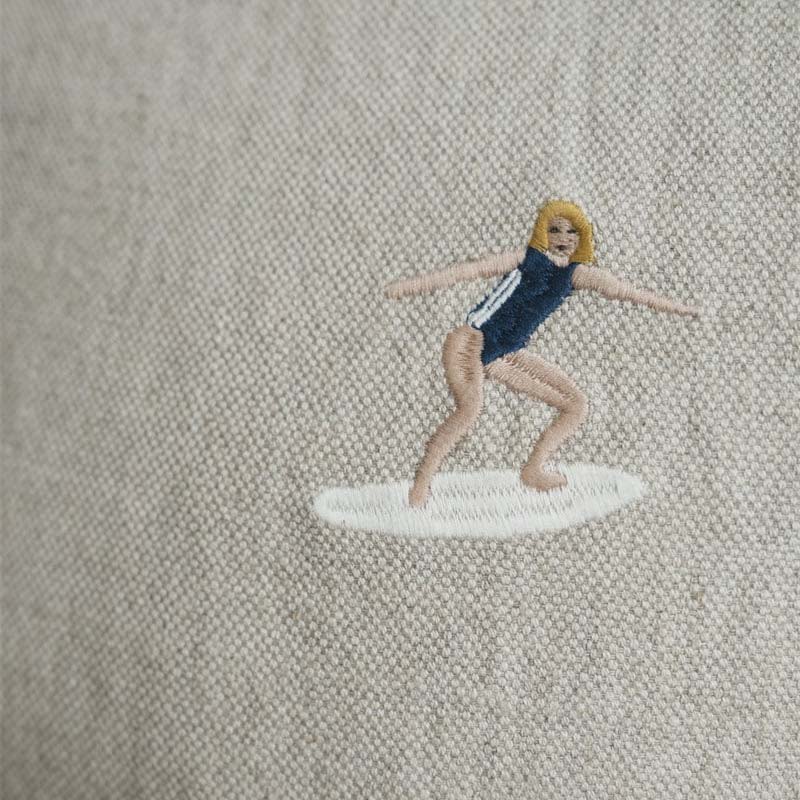 Kissenbezug Surfer - natur