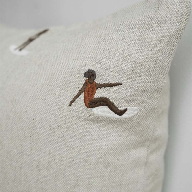 Kissenbezug Surfer - natur