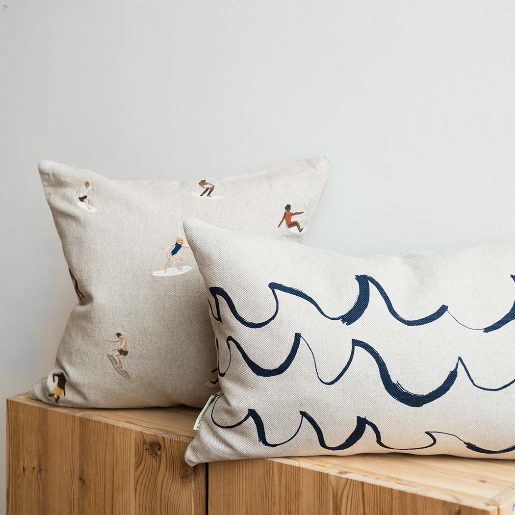Kissenbezug Surfer - natur