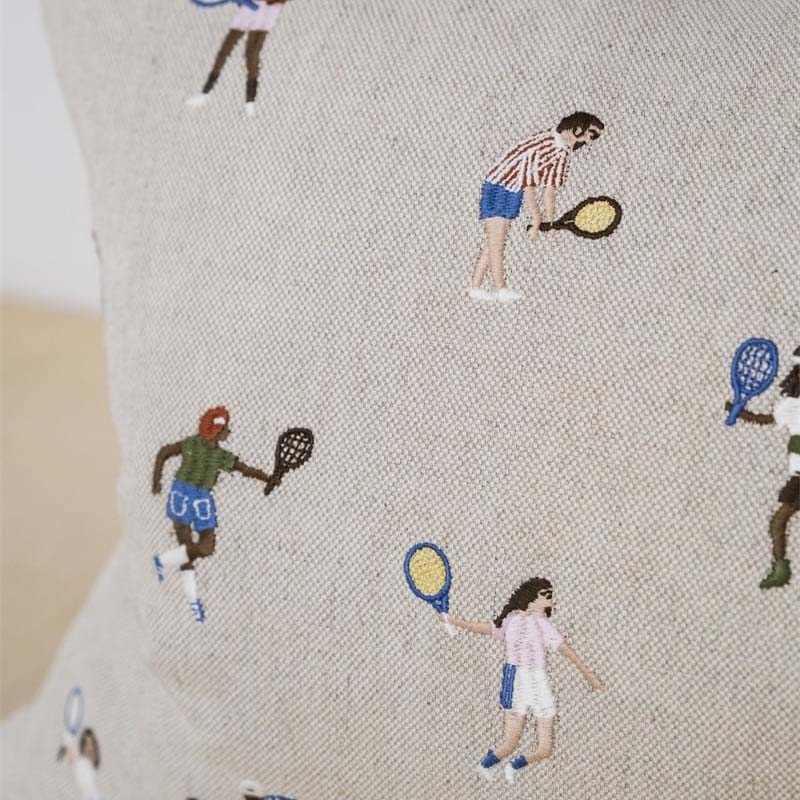 Kissenbezug Tennis - natur