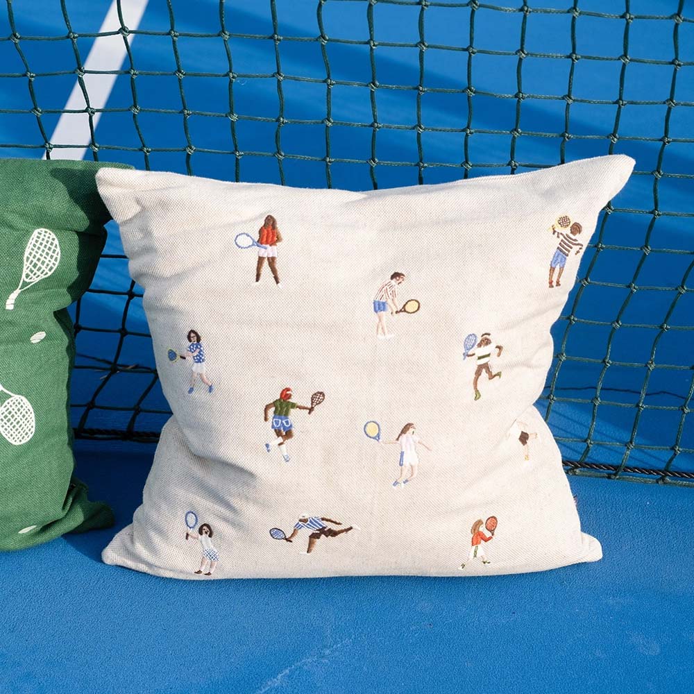 Kissenbezug Tennis - natur