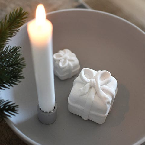 Weihnachtsdekoration Geschenk Kramsta - weiß