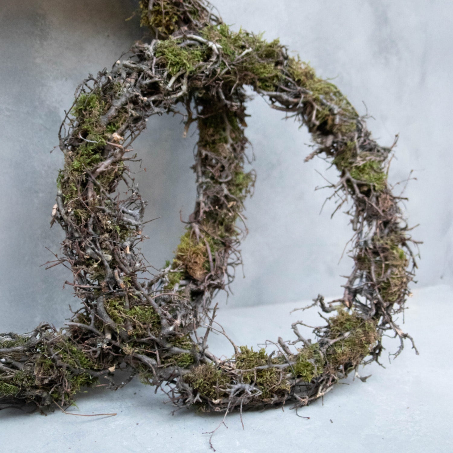 Kranz Bonsai & Moos - braun grün