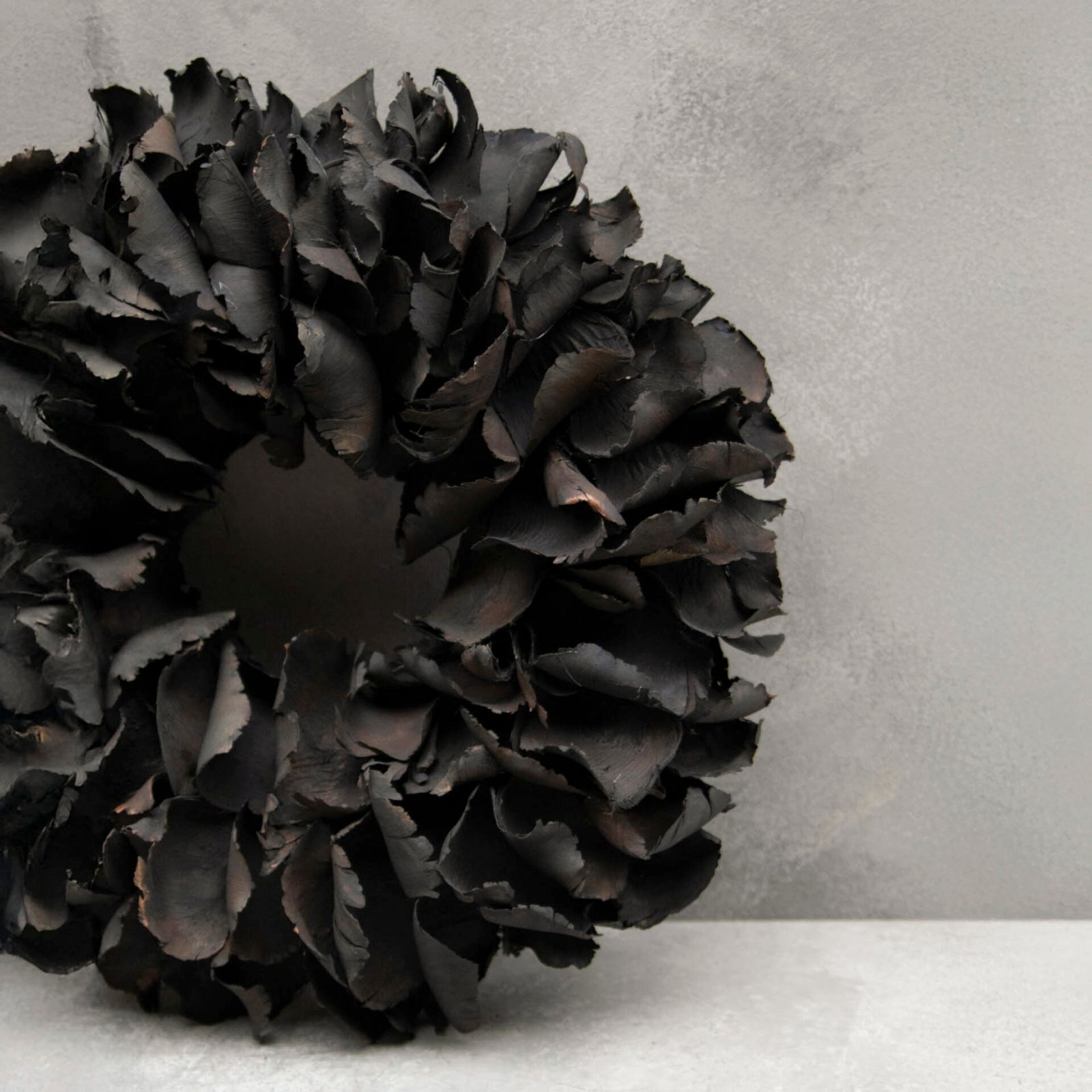 Kranz Palm Petal - schwarz