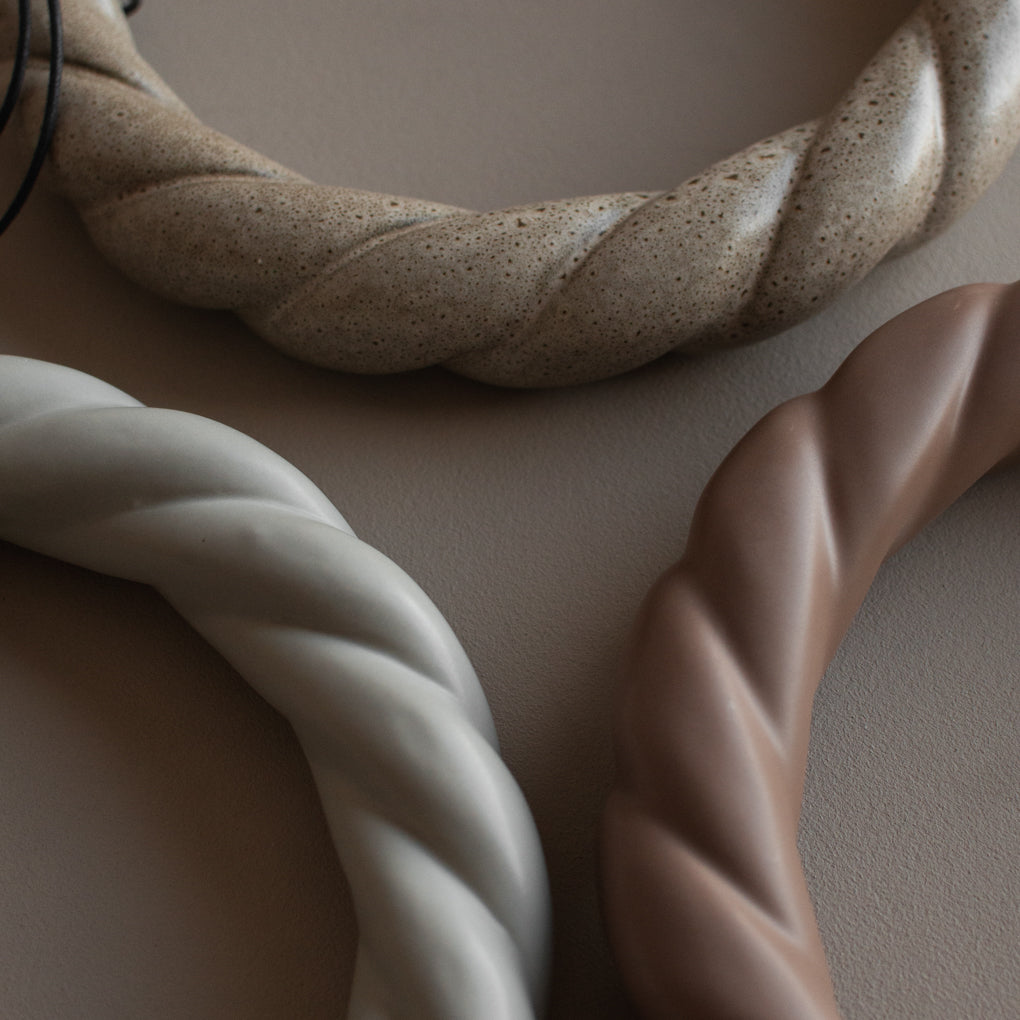 Kranz Twine Wreath - nougat